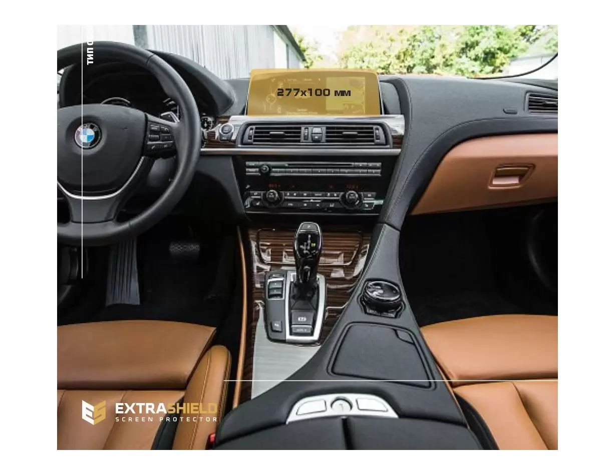 BMW 6 Series (G32) 2017 - 2020 Digital Speedometer (left button) 12,3" Vetro Protettivo HD trasparente di navigazione Protezione