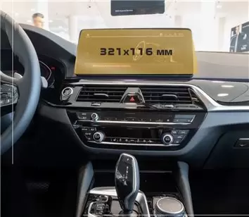 BMW 6 Series (G32) 2017 - 2020 Digital Speedometer (with sensor) 12,3" DisplayschutzGlass Kratzfest Anti-Fingerprint Transparent