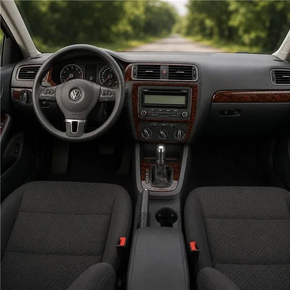 Volkswagen Jetta 2011+ complete set, met navigatie 3D dashboard sierlijstset