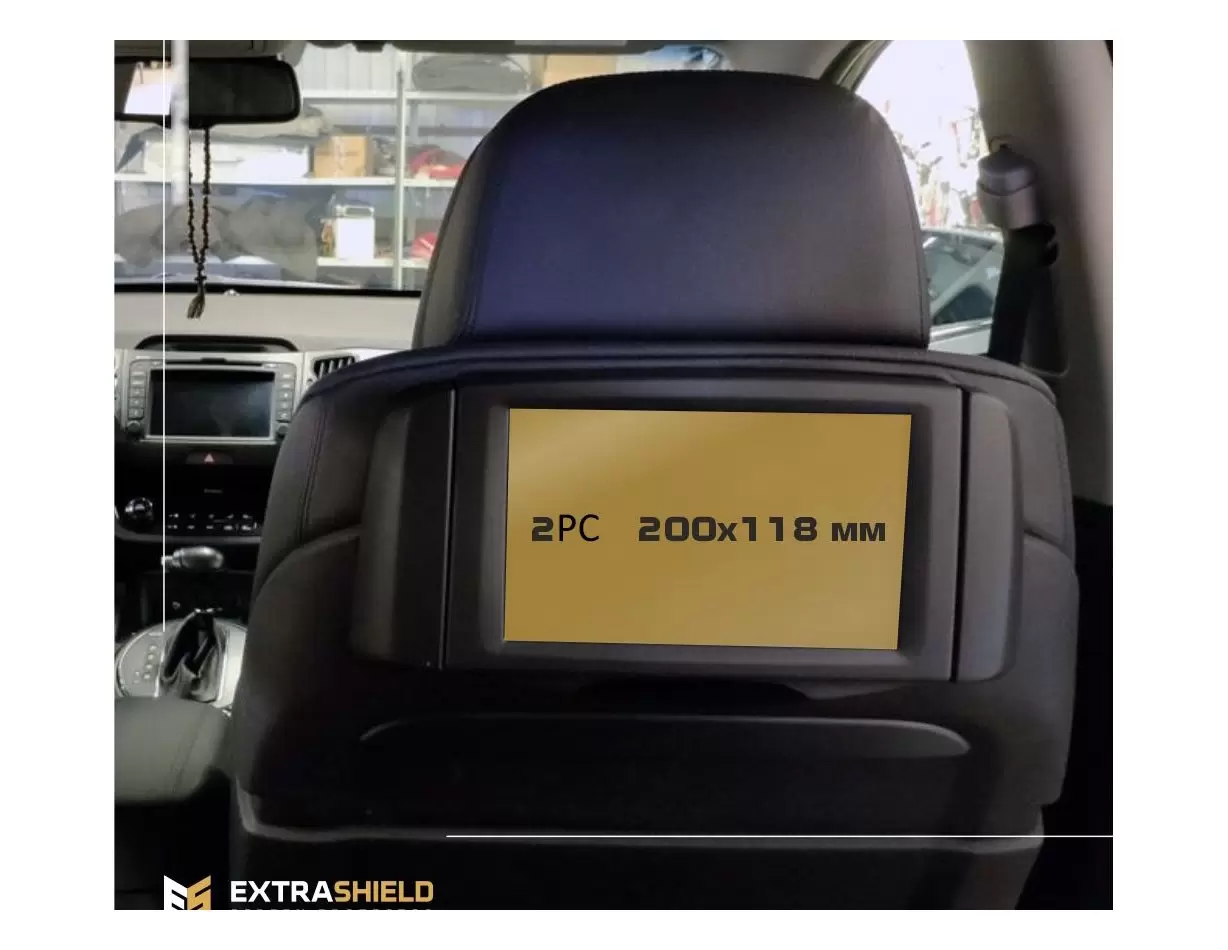 BMW 7 Series (F01/F02) 2012 - 2015 Multimedia 8,8" HD transparant navigatiebeschermglas