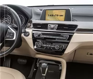 BMW X1 (F48) 2015 - 2019 Multimedia NBT 8,8" Protection d'écran Résiste aux rayures HD transparent