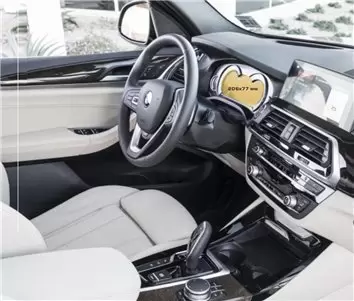 BMW X3 (F25) 2010 - 2014 Multimedia 8,8" Protection d'écran Résiste aux rayures HD transparent - 1 - habillage decor de tableau 