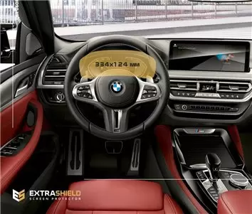BMW X3 (F25) 2014 - 2017 Multimedia NBT 8,8" Vidrio protector de navegación transparente HD