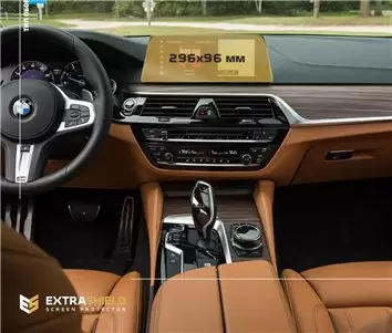 BMW X3 (G01) 2017 - 2021 Digital Speedometer (Central) 12,3" DisplayschutzGlass Kratzfest Anti-Fingerprint Transparent