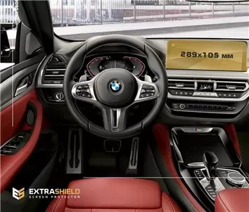BMW X3 (G01) 2017 - 2021 Digital Speedometer 12,3" DisplayschutzGlass Kratzfest Anti-Fingerprint Transparent