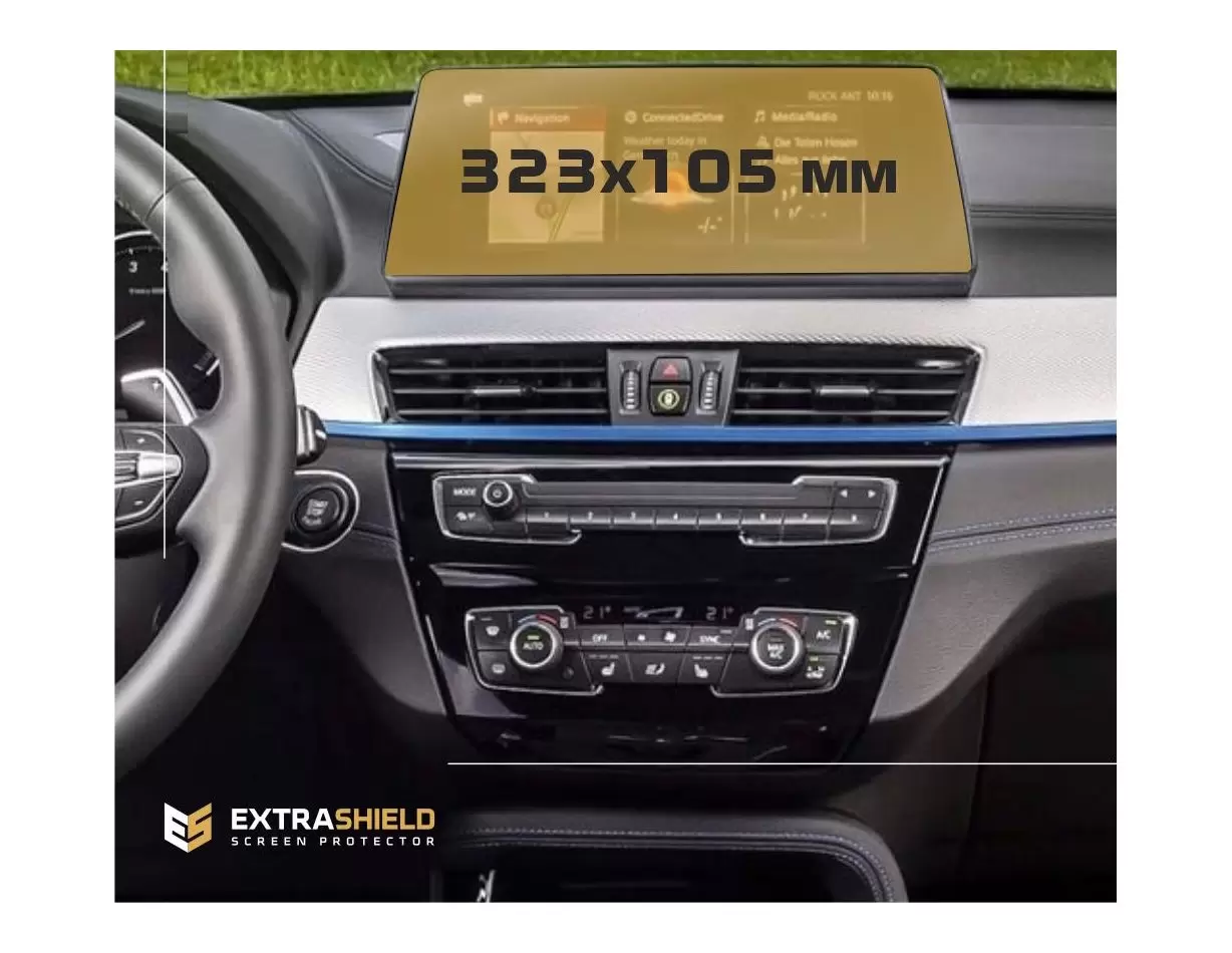 BMW X3 (G01) 2017 - 2021 Multimedia 11,25" HD transparant navigatiebeschermglas