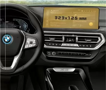 BMW X3 (G01) 2017 - 2021 Multimedia 11,65" HD transparant navigatiebeschermglas