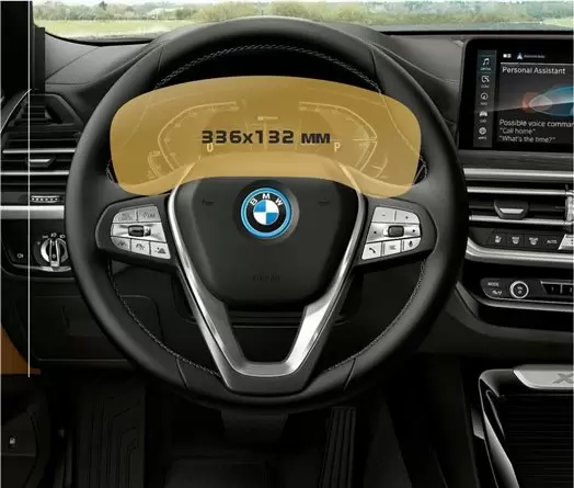 BMW X3 (G01) 2017 - 2021 Multimedia 9" Protection d'écran Résiste aux rayures HD transparent - 1 - habillage decor de tableau de