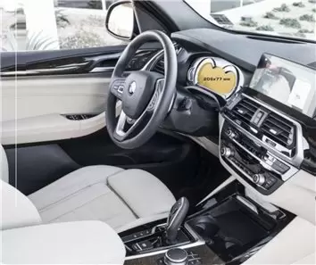 BMW X4 (F26) 2014 - 2018 Multimedia 8,8" Protection d'écran Résiste aux rayures HD transparent