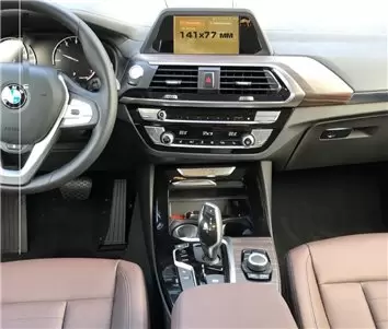 BMW X4 (F26) 2014 - 2018 Multimedia NBT EVO 10,2" HD transparant navigatiebeschermglas