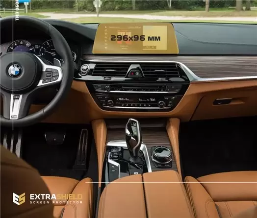 BMW X4 (G02) 2018 - 2021 Digital Speedometer (Central) 12,3" Vidrio protector de navegación transparente HD