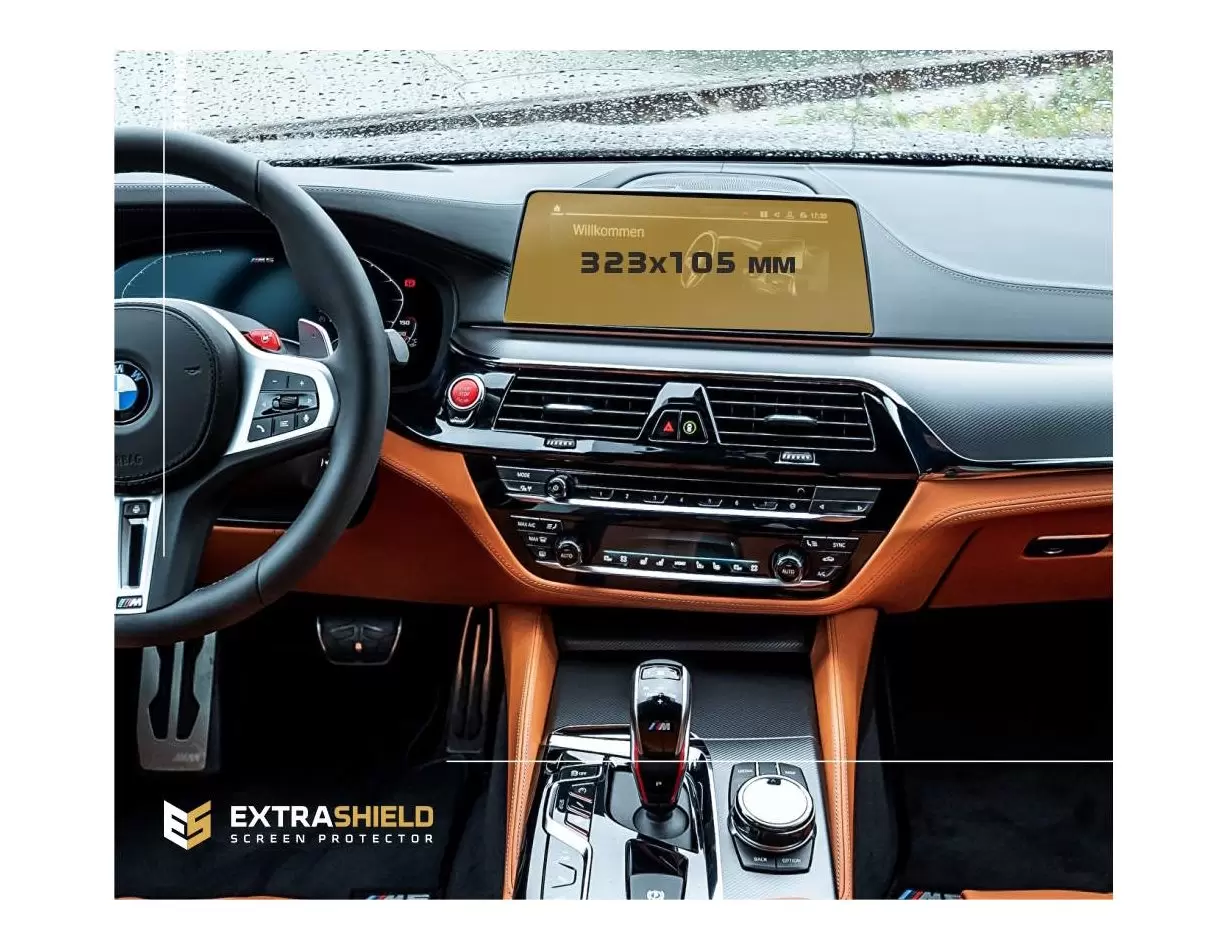 BMW X4 (G02) 2018 - 2021 Multimedia 11,25" Vidrio protector de navegación transparente HD