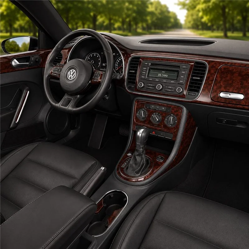 Volkswagen Beetle 2012+ Full Set, Audio SD Card, without navigation 3D dashboard trim kit