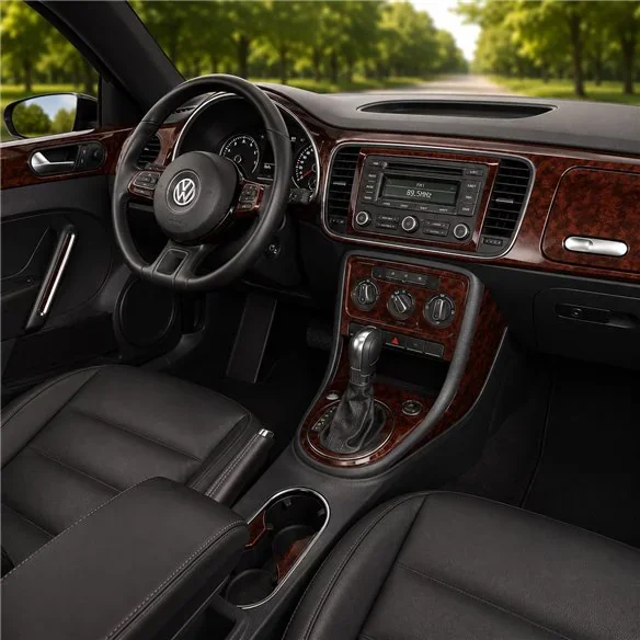 Volkswagen Beetle 2012+ Full Set, Audio SD Card, without navigation 3D dashboard trim kit