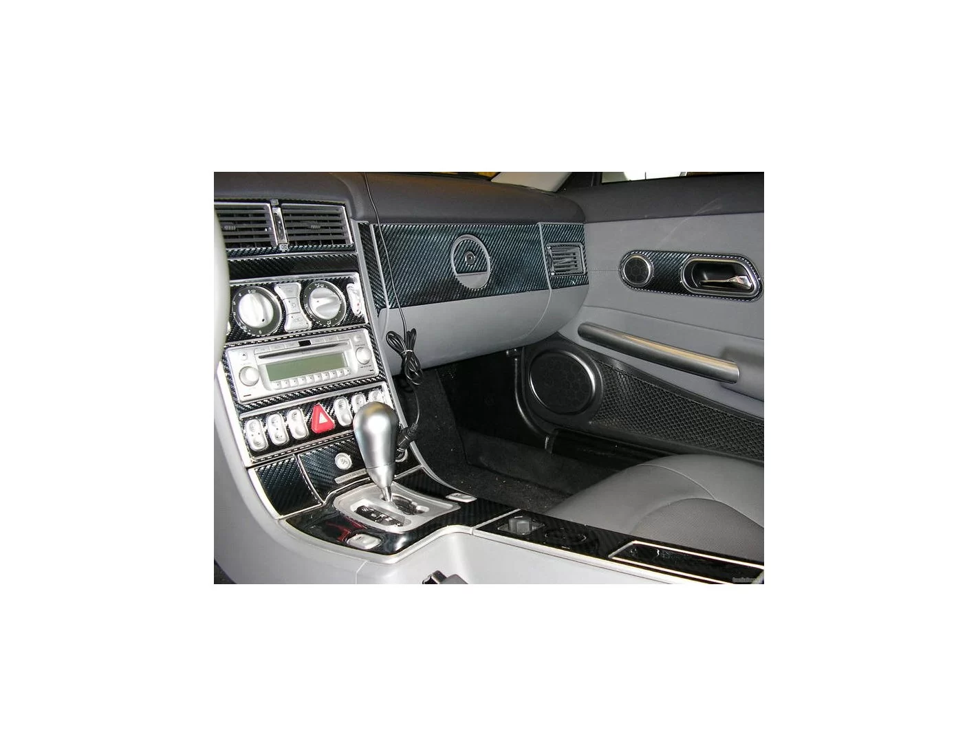 Chrysler CrossFire 2004-UP Full Set, Manual Gear Box Interior BD Dash Trim Kit