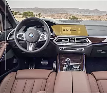 BMW X5 (F15) 2013 - 2018 Multimedia 10,25" Vidrio protector de navegación transparente HD