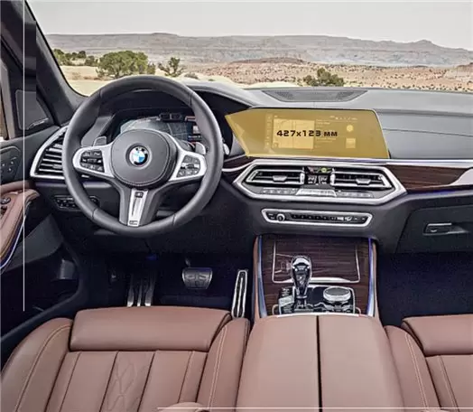 BMW X5 (F15) 2013 - 2018 Multimedia 10,25" HD transparant navigatiebeschermglas