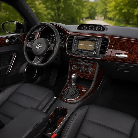 Volkswagen Beetle 2012+ complete set, met navigatie 3D dashboard sierlijstset