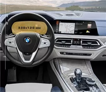 BMW X5 (G05) 2018 - Present Multimedia 12,3" HD transparant navigatiebeschermglas