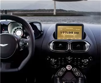 BMW X7 (G07) 2018 - Present Digital Speedometer (with sensor) 12,3" HD transparant navigatiebeschermglas