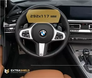 BMW X7 (G07) 2018 - Present Digital Speedometer (without sensor) 12,3" Vidrio protector de navegación transparente HD