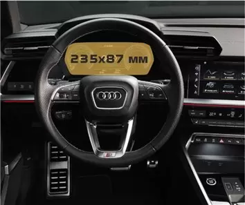 Audi A3 (8Y) 2020 -Presnt. Digital Speedometer Audi virtual cockpit 10,25" ExtraShield Screeen Protector