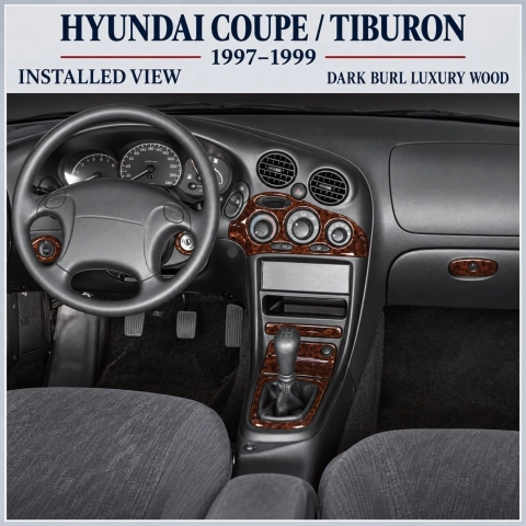 Hyunda Coupe 1997-1999 kit de molduras interiores para salpicadero 20N Parts