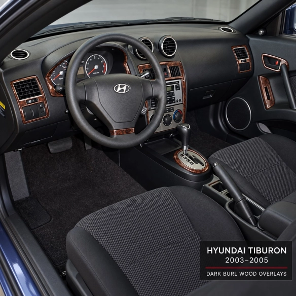 Hyunda Coupe 2004-2008 kit décoration intérieure tableau de bord 22 pièces