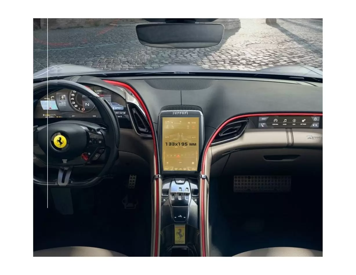 Ferrari Roma 2019 - Present Multimedia 8,4" ExtraShield Screeen Protector