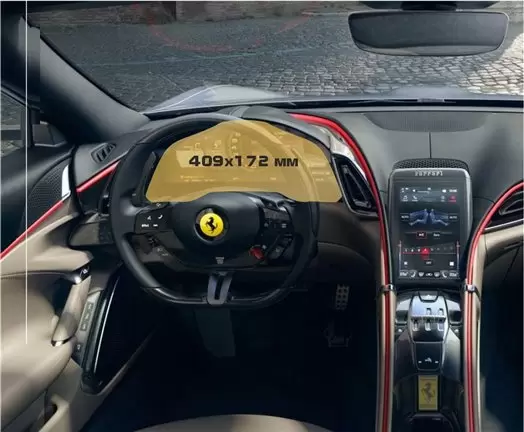 Ferrari Roma 2019 - Present Digital Speedometer ExtraShield Screeen Protector