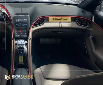 Ferrari F8 Tributo 2019 - Present Multimedia passenger Vidrio protector de navegación transparente HD