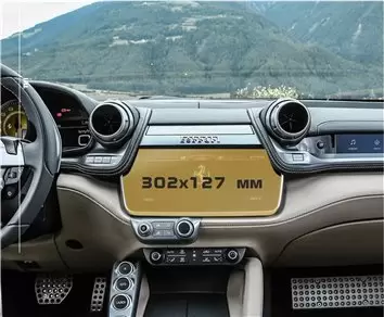 Ferrari Roma 2019 - Present Multimedia 8,4" Vidrio protector de navegación transparente HD