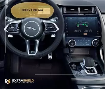 Jaguar E-Pace 2020 - Present Color multifunction display 12,3'' ExtraShield Screeen Protector