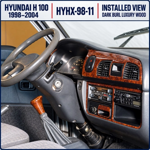 Hyundai H 100 1998-2004 kit rivestimento cruscotto e interni 3D 11 pezzi 2