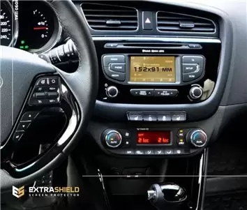 Jaguar XJ (351) 2016-2019 Multimedia Vidrio protector de navegación transparente HD