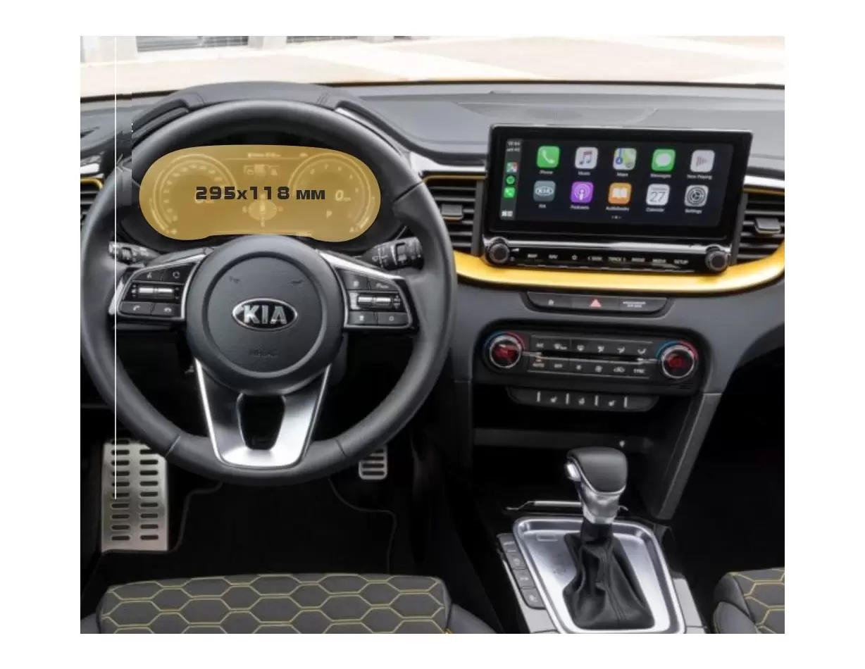 KIA Ceed 2019 - Present Digital Speedometer 12,3" ExtraShield Screeen Protector