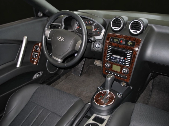 Hyundai Coupe 2007-2008 3D Cockpit Dekor Interieurleisten Set 24-teilig