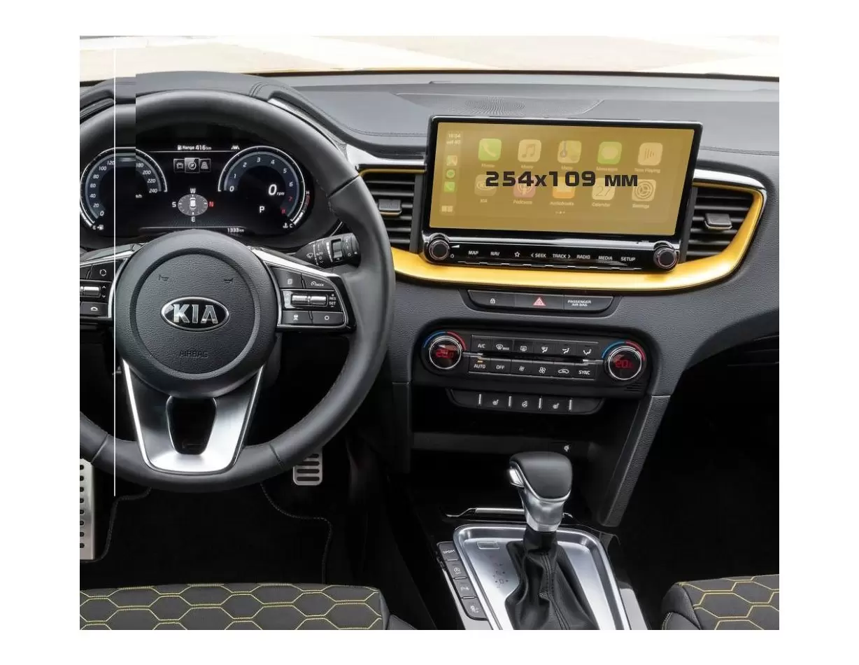 KIA Xceed 2019 - Present Multimedia 10,25" ExtraShield Screeen Protector