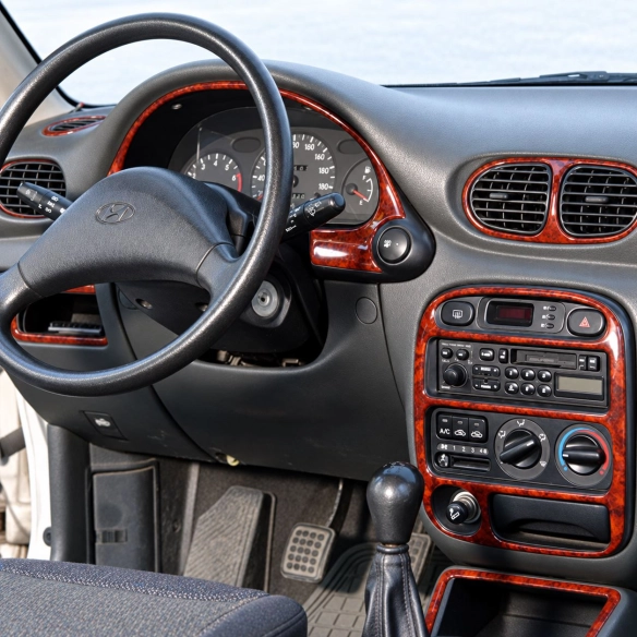 Hyundai Accent 1994-2000 3D Interior Dashboard Trim Kit Dash Trim Dekor 9-Parts