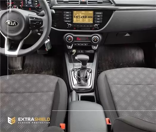 KIA Optima 2016 - 2020 Multimedia 8" Vetro Protettivo HD trasparente di navigazione Protezione