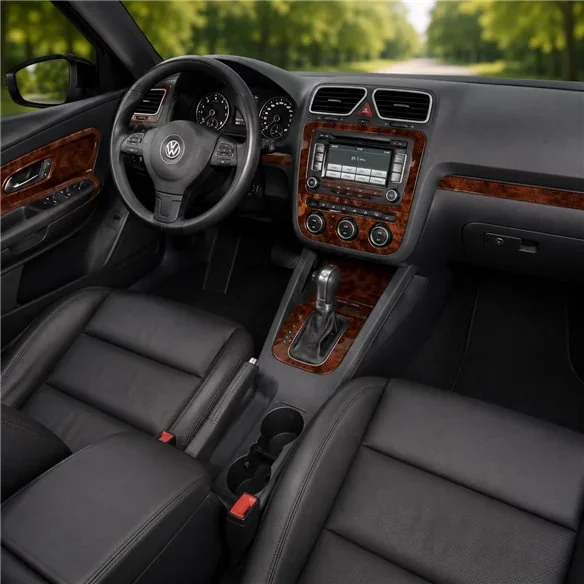 Volkswagen EOS 2010+ 3D Armaturenbrett-Dekor-Set