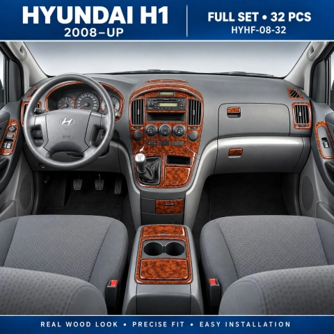 Hyundai H1 2008 - à aujourd’hui 3D kit décoration intérieure tableau de bord 17 pièces