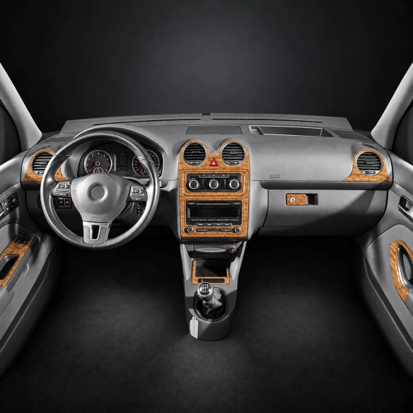 Volkswagen Caddy 2004-2009 3D interieur dashboard decoratieset dashboard decor 16-delen