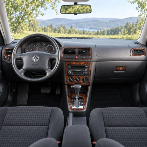 Volkswagen Golf 1999-2004 3D Cockpit Dekor Interieurleisten Set 26-teilig