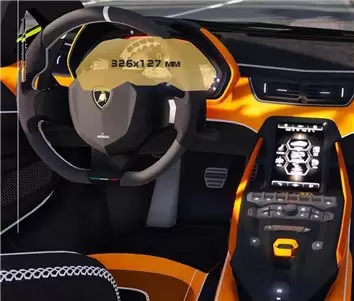 Lamborghini Aventador 2011 - Present Multimedia 5" HD transparant navigatiebeschermglas