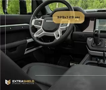 Lamborghini Urus 2017 - Present Digital Speedometer 10,2" Vidrio protector de navegación transparente HD
