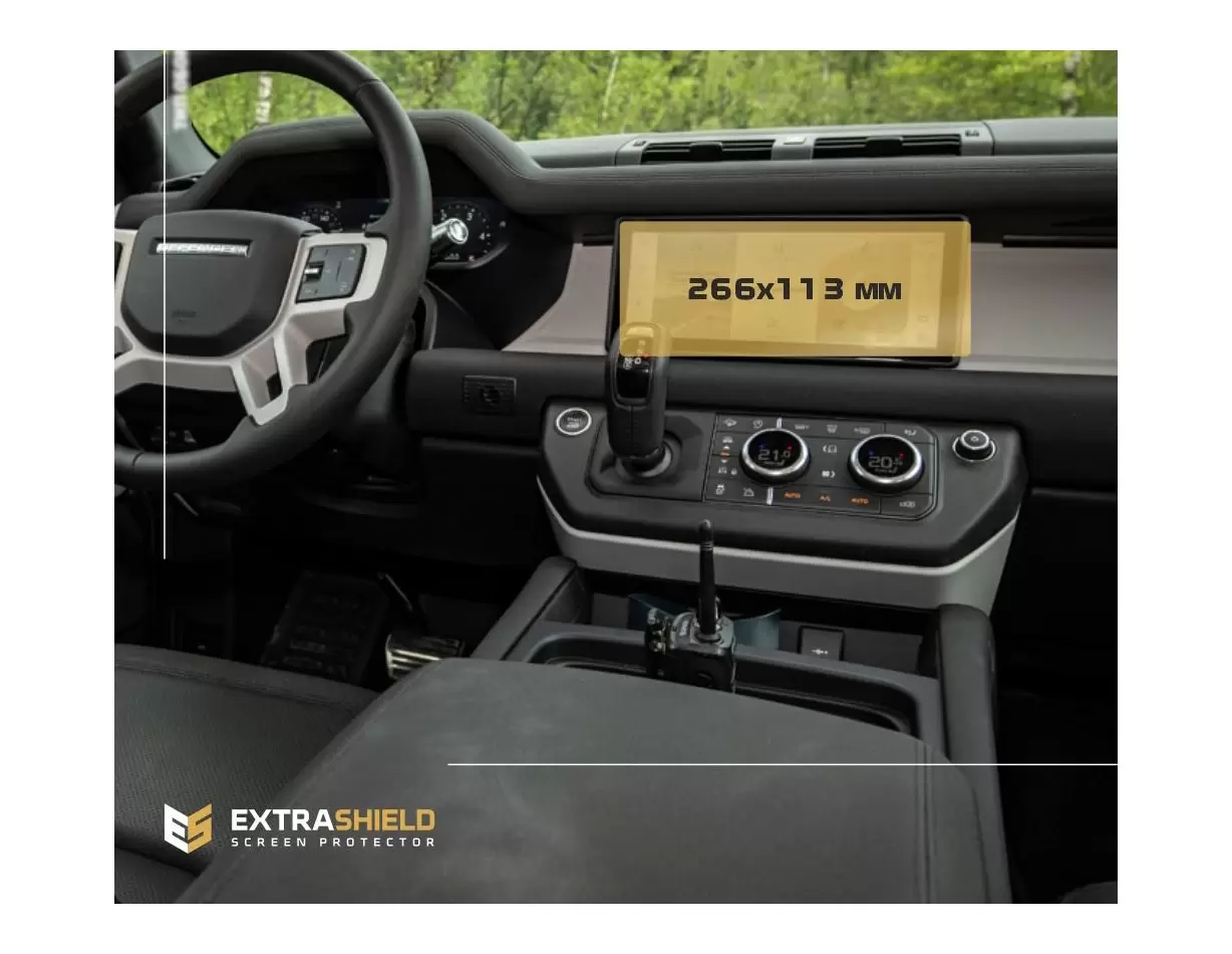 Lamborghini Urus 2017 - Present Multimedia + Climate-Control 10,1-8,6" Vidrio protector de navegación transparente HD