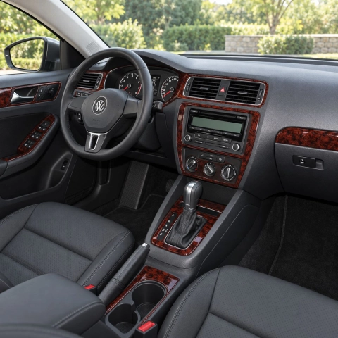 Volkswagen Jetta 2015-UP Full Set Interior Dashboard Trim Kit Dash Trim Dekor
