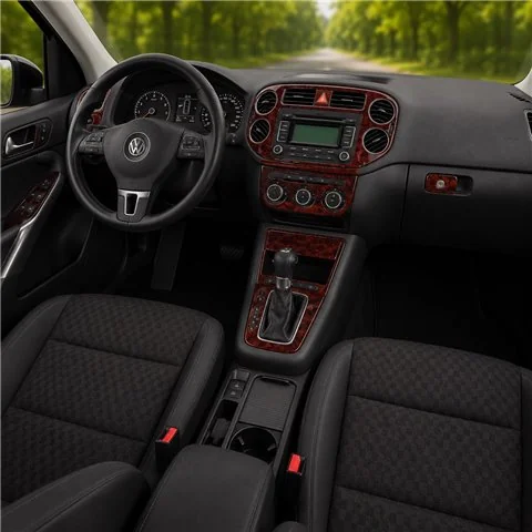 Volkswagen Tiguan 2010+ Full Set, Automatic AC Control 3D dashboard trim kit