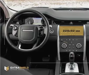 Land Rover Discovery Sport (L550) 2020 - Present Digital Speedometer Vidrio protector de navegación transparente HD